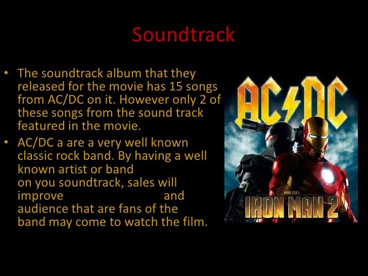 iron man 2 soundtrack album